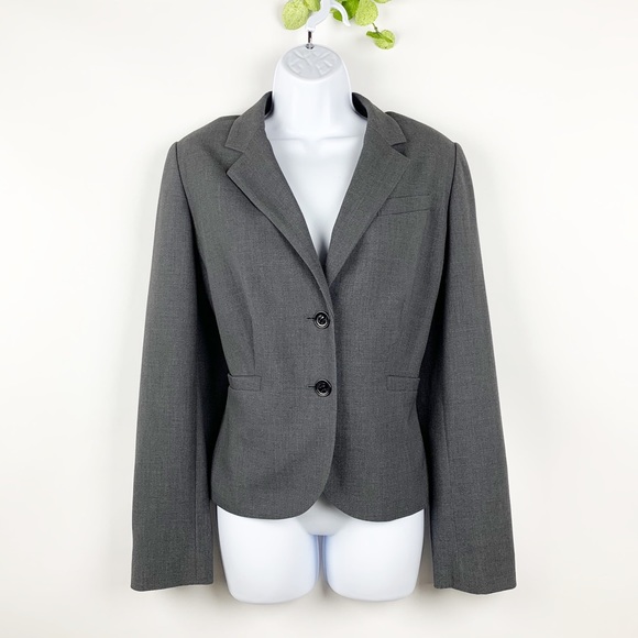 Calvin Klein Jackets & Blazers - Calvin Klein Gray Blazer 2 Button Stretch Plus